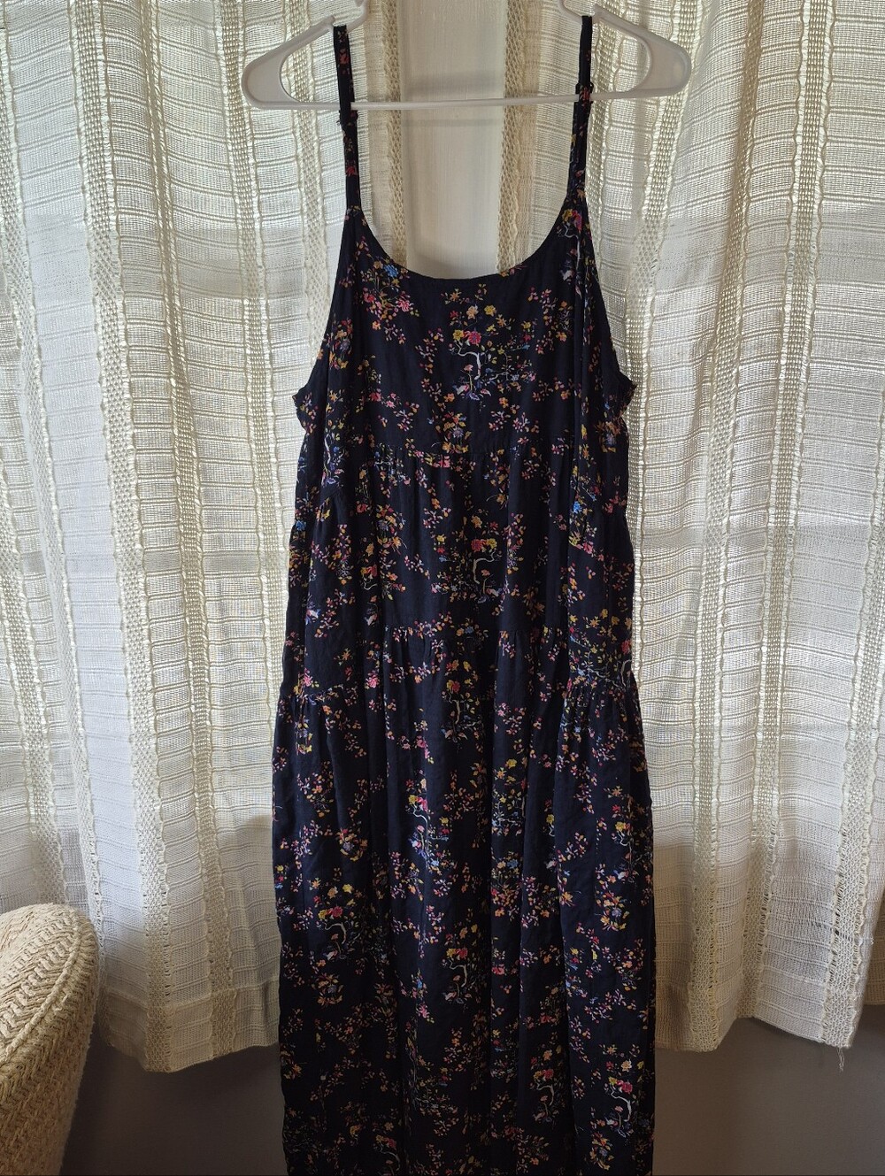 Cottagecore floral tiered dress size XL